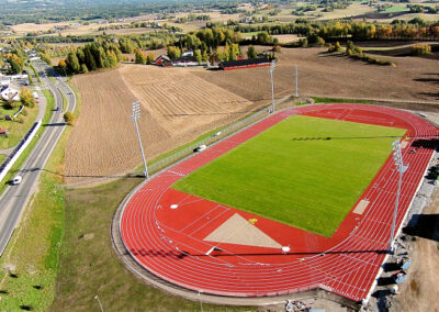 Børstad athletics stadium in Hamar