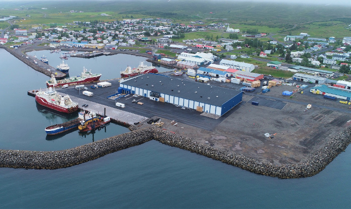 Fiskeforedlings fabrikk i Dalvík
